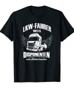 Herren LKW Fahrer Trucker Fernfahrer T-Shirt