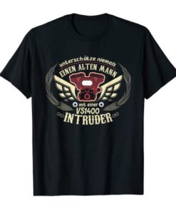 Herren VS 1400 Intruder Tuning Zubehör Biker Old Man Spruch T-Shirt