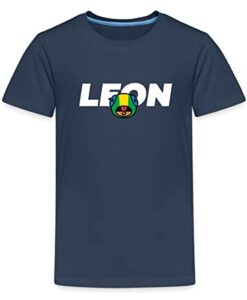 Spreadshirt Brawl Stars Legendärer Brawler Leon Teenager Premium T-Shirt, 146-152, Navy