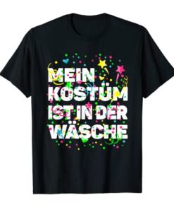 Karneval Kostüm Wäsche Fasching Shirt lustiger Kostümersatz T-Shirt